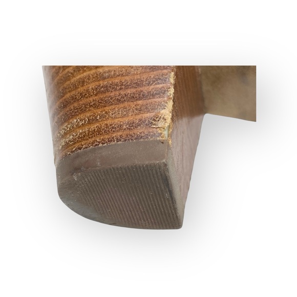 Reba by Reba McEntire ❁ Jasper Leather Open Toe Studded Sandals ❁ Brown ❁ 8.5M ❁ - Picture 11 of 16